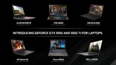 NVIDIA GTX 1050 and GTX 1050 Ti Chips Coming to Notebooks Bearing ...