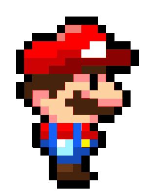 Super Mario Running Pixel Doodle - Custom Doodle for Google