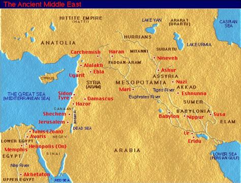 Ancient Middle East | Bible mapping, Middle east map, Bible history