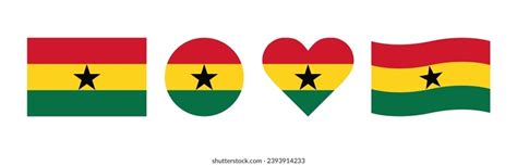 Composite Image Ghana National Flag: Over 74 Royalty-Free Licensable ...