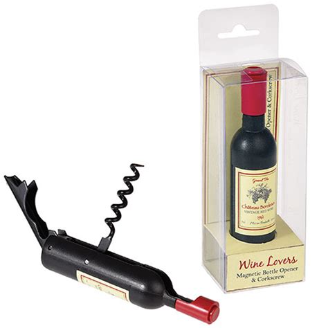 Magnetic Wine Bottle Corkscrew & Bottle Opener | Rex London