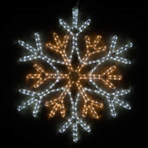 Snowflake Xmas Lights - Snow