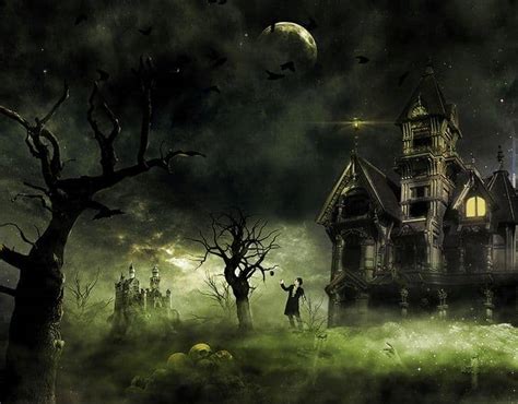 Create This Eerie Haunted House Scene for Halloween | Photoshop Tutorials