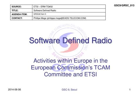 PPT - Software Defined Radio PowerPoint Presentation, free download - ID:1283571