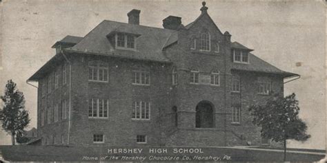 Hershey High School Pennsylvania Postcard