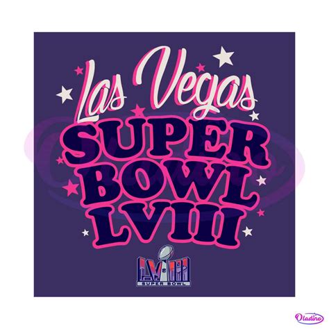 Las Vegas Super Bowl LVIII Logo SVG