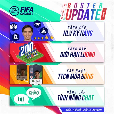 Cập nhật FIFA Online 4: Giới hạn lương tăng lên 200, game thủ thoải mái ...