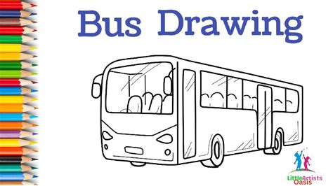 how to draw a bus step by step | Bus drawing step by step | drawing for beginners | bus drawing ...