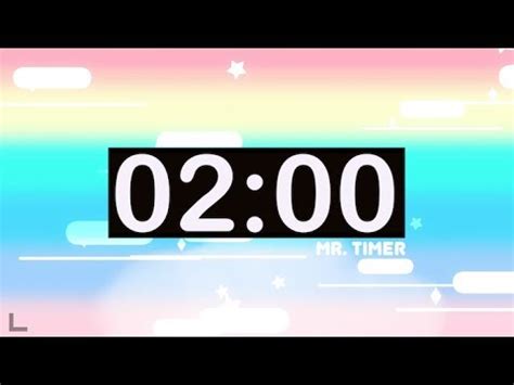 2 Minute Timer With Music - 1 2 3 4 5 Minute Countdown Timers Video ...