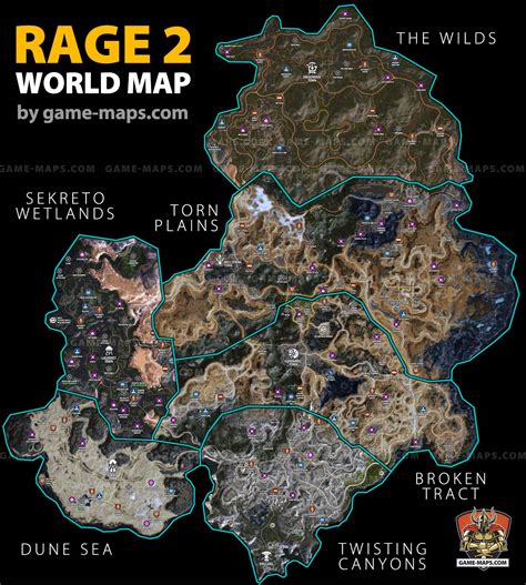 Rage 2 Maps & Game Guide | game-maps.com