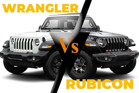 Jeep Wrangler vs Rubicon ¿Cuál es mejor? - Camionetas 4x4