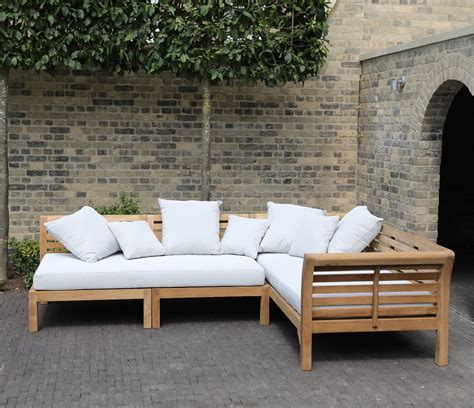 Albony Teak Day Bed | Outdoor daybed, Patio daybed, Garden day bed