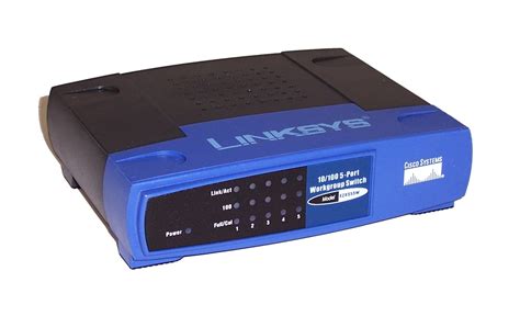 Cisco Linksys EZXS55W Version: 4 10/100 5-Port Workgroup Switch- No Power Supply 745883549030 | eBay