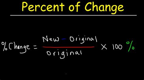 Percent Change Equation - Tessshebaylo