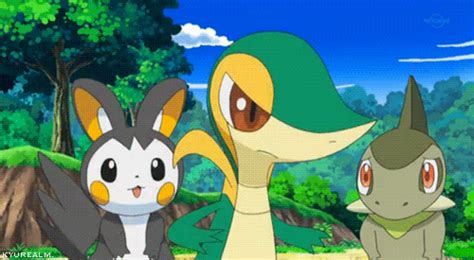 Snivy vs Emolga Pokemon Battle