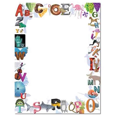 Alphabet Border Design