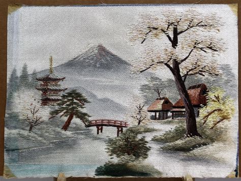 Japanese Embroidered Paintings