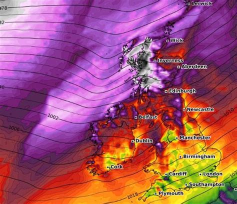 Met Office weather warnings MAPPED: Ferocious winds to SMASH UK - Is your area at risk ...