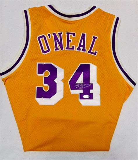 Charitybuzz: Shaq Autographed Lakers Jersey - Lot 2035932