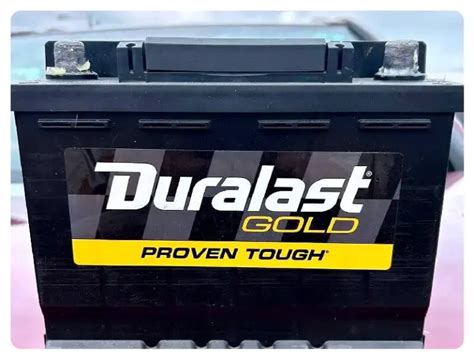 Duralast Gold Battery Review - Table Chart