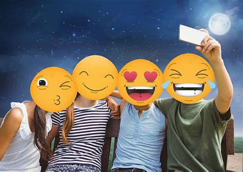 Friends Emoji Face Photo Background And Picture For Free Download - Pngtree