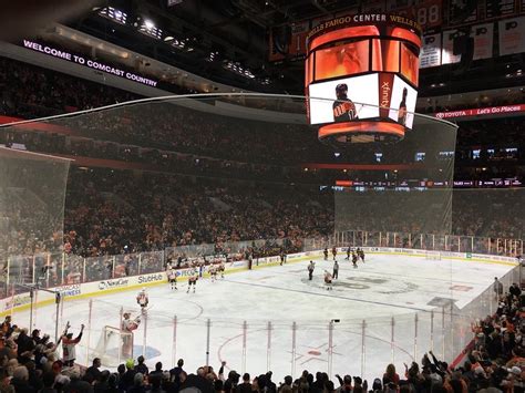 Wells Fargo Center Flyers Seating Chart With Seat Numbers | Elcho Table