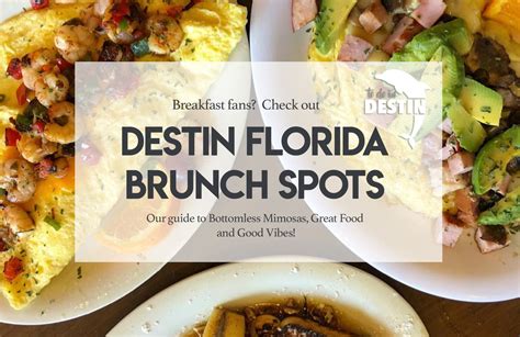 We've got all the best brunch spots in Destin Florida! From Omelettes to Pancakes, Benedicts and ...