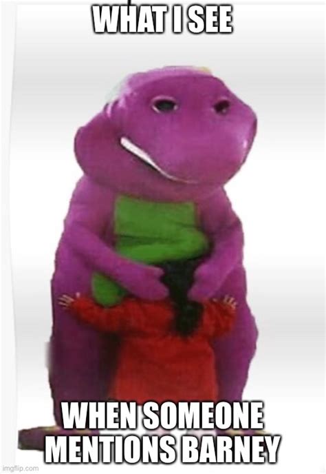 Barney Meme Face