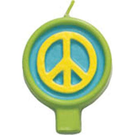 Candle - Peace Sign - DD-05156 | Country Kitchen SweetArt