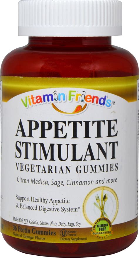 Vitamin Friends Adult Appetite Stimulant Gummies Orange Flavor 60 ...