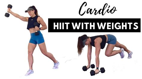 TOTAL BODY CARDIO WITH WEIGHTS - 🔥50 Minute Home Workout with Bonus Ab ...