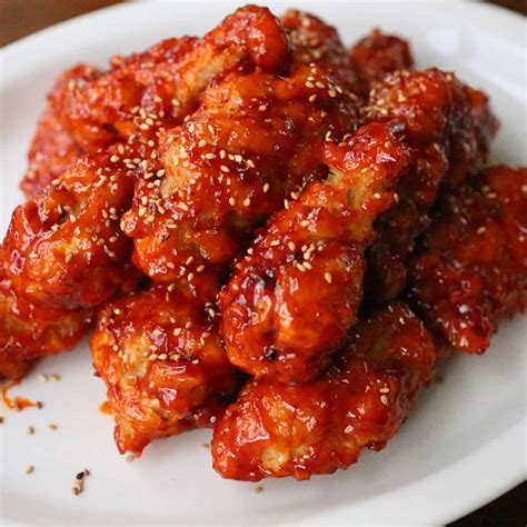 Korean food photo: Korean fried chicken (Non-spicy version) on Maangchi.com