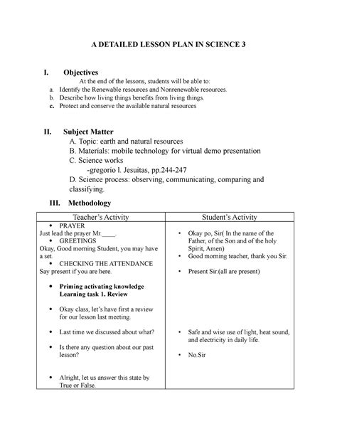 A Detailed Lesson Plan In Science Docx Vrogue - vrogue.co