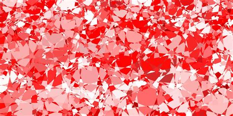 Light Red vector pattern with polygonal shapes. 6629095 Vector Art at Vecteezy