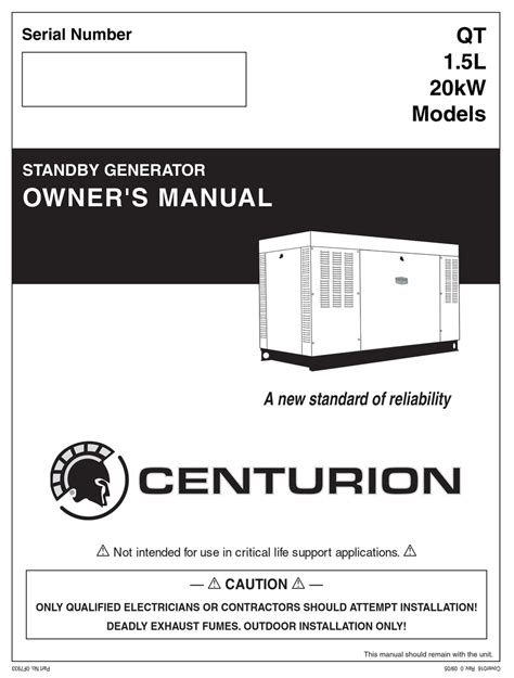 Generac 24kw Installation Manual Pdf