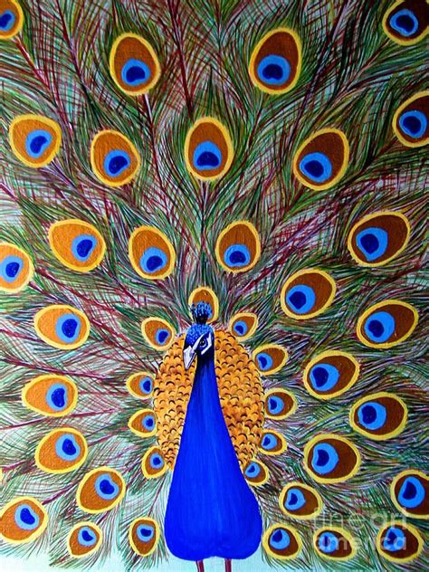 Peacock Painting - Peacock Fine Art Print | Peacock art, Peacock wall art, Peacock painting