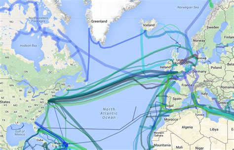 Around the World in Submarine Internet Cable | Musings on Maps