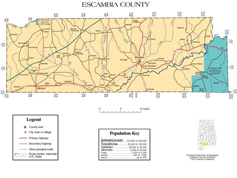 Maps of Escambia County