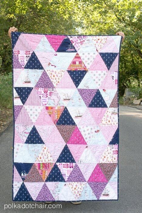 13+ Free Triangle Quilt Patterns for Beginners - Coral + Co.