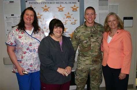 CSA spouse, Hollyanne Milley, visits Raymond W. Bliss Army Health ...