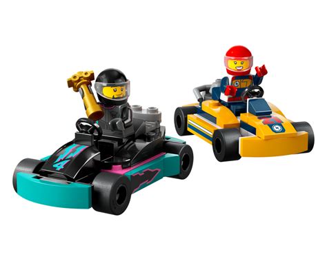 LEGO Set 60400-1 Go-Karts and Race Drivers (2024 City) | Rebrickable - Build with LEGO