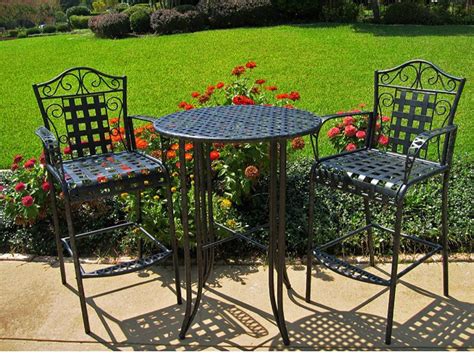 3 Piece Bar Height Patio Bistro Sets For The Outdoors – Reviews ...