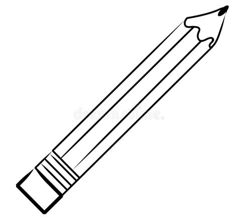 Outline Of Pencil Stock Photos - Image: 4681973