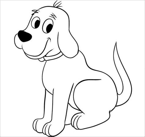 Top 24 Bức Tranh Tô Màu Cho Bé 4 - 5 Tuổi Đơn Giản | Dog drawing for kids, Animal coloring pages ...