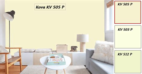 Các mã màu vàng kem sơn Kova KV 505 P