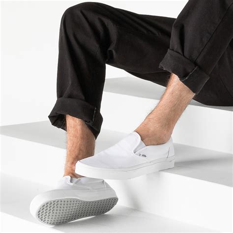 Vans Slip-On Skate Shoe - White | Journeys