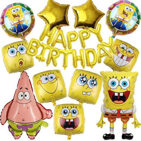 Spongebob Birthday Party Decorations, Cartoon Spongebob Birthday Party ...