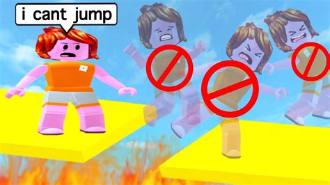 Roblox no jumping obby... - YouTube