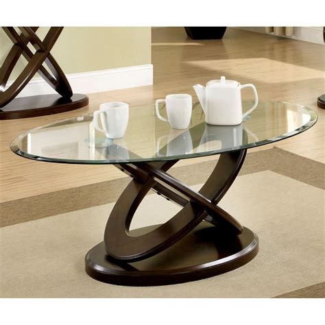 Buy Oval Glass Top Coffee Table Online - Tarkhan.pk