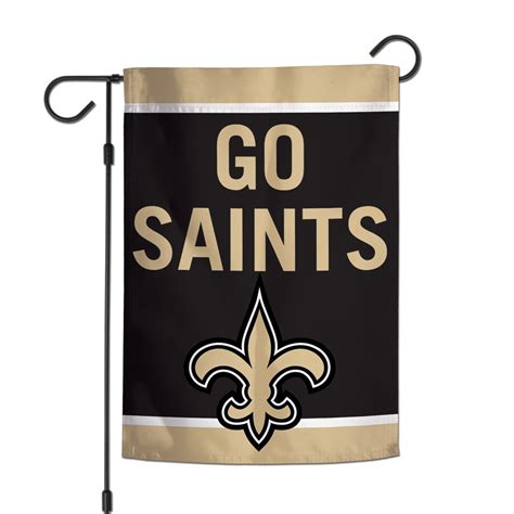 WinCraft New Orleans Saints Team 2-Sided 12'' x 18'' Garden Flag